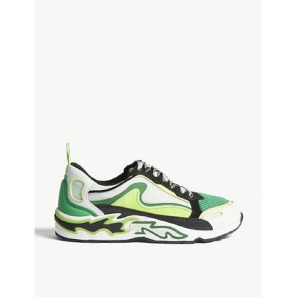 Size 37 Sandro flame trainers sneakers in green / Kermit the frog